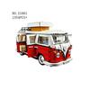 Modelo Volkswagen T1 Furgoneta Camper Serie Technic Bloques de Construcción de 1354 Piezas