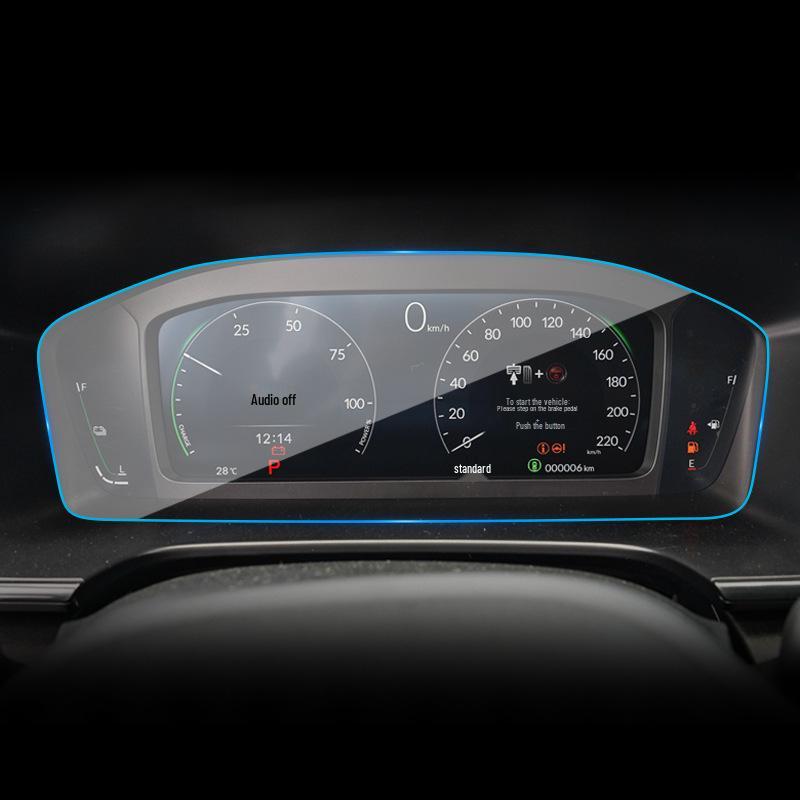 Tempered Glass Screen Protector for 25 Honda Civic Models' Center Console Navigation
