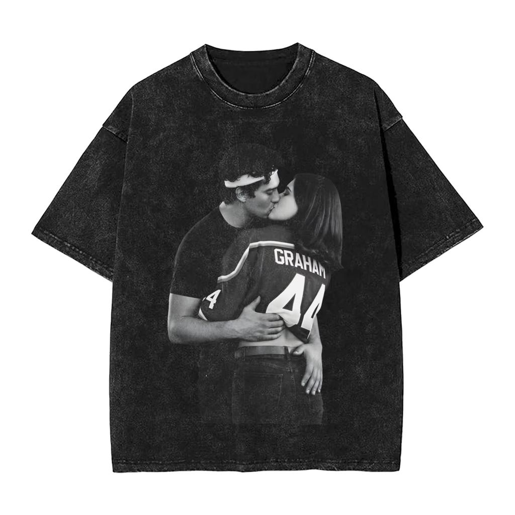 Graphic Printed Off Campus Stephen Kalyn Briar Graham 44 Washed Shirts Merch Harajuku T-Shirts  Men Women Vintage Top Short Sleeve Casual Clothing