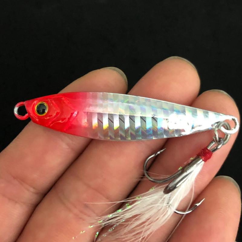 Ma Brand Slow Retrieve Shore Casting Blade Lure: Metal Bait & Hook for Fishing