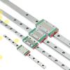 MGN9 MGN12 200 300 400mm miniature linear rail slide 1pc MGN linear guide 1PC MGN Block for CNC FA 3d printer.