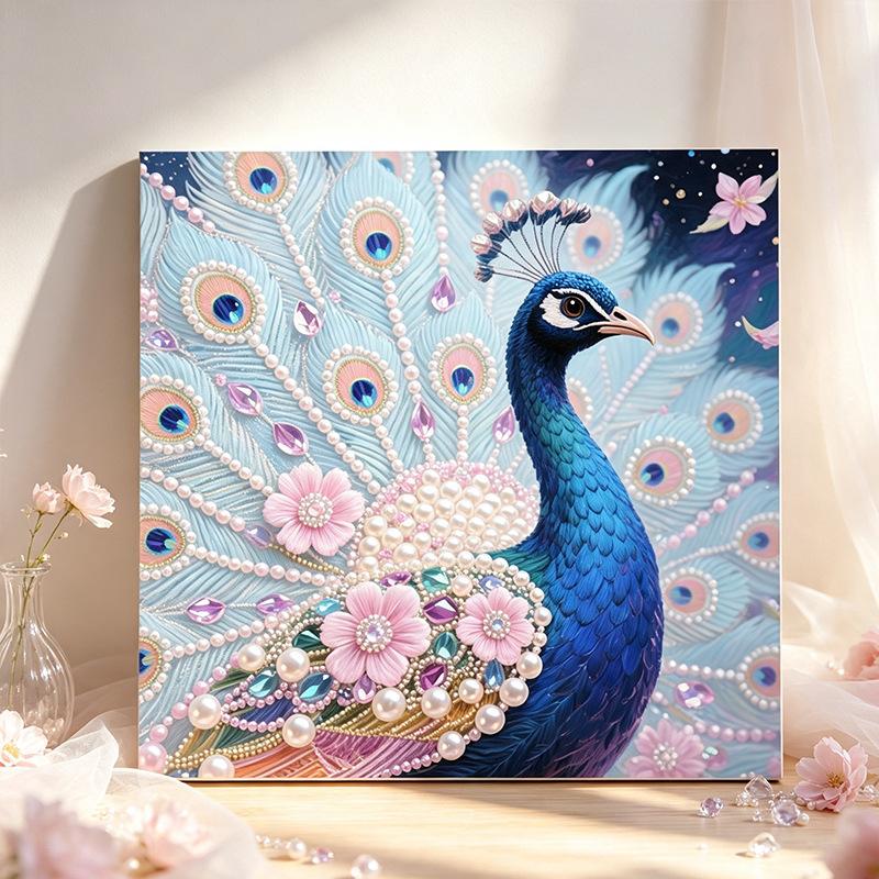 5D Cat Pearl Handmade DIY Pearl Painting Material Packaging Decoration Modern Minimalist Living Room Hanging Decoration