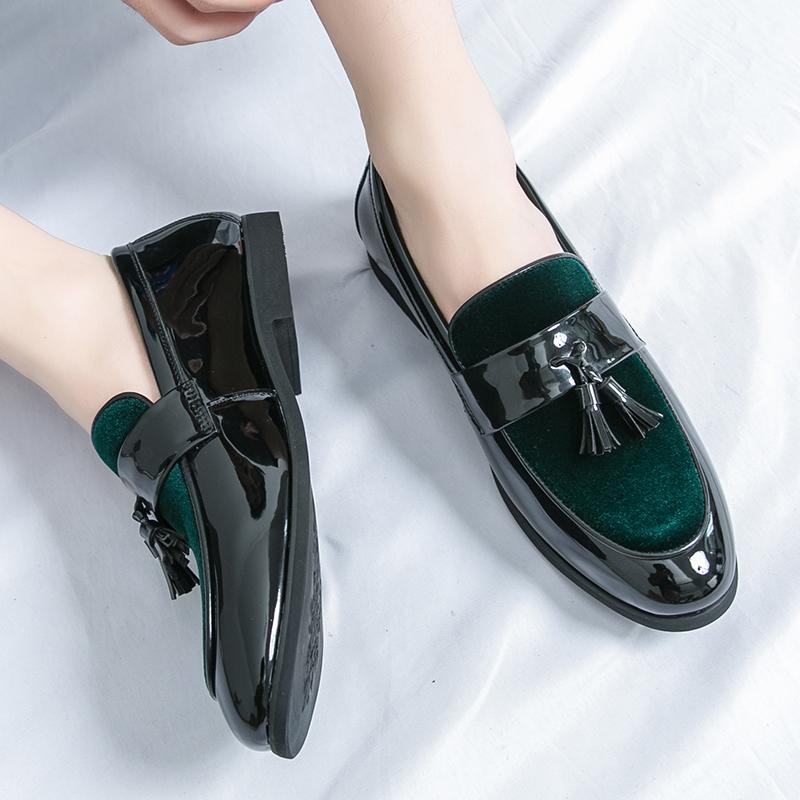Fashion Men's Tassel Leather Shoes Men's Party Formal Loafers Casual Evening Dress Moccasins Wedding Shoes Fashion Casual Men's Shoes