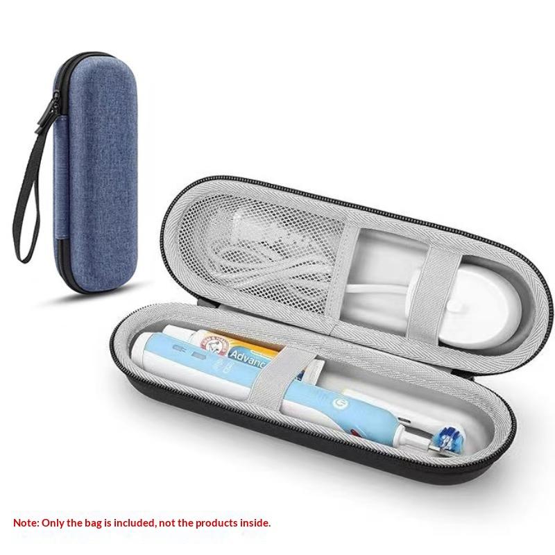Electric Toothbrush Case Waterproof Traveling Storage Bag With Mesh Pocket Covers Protection