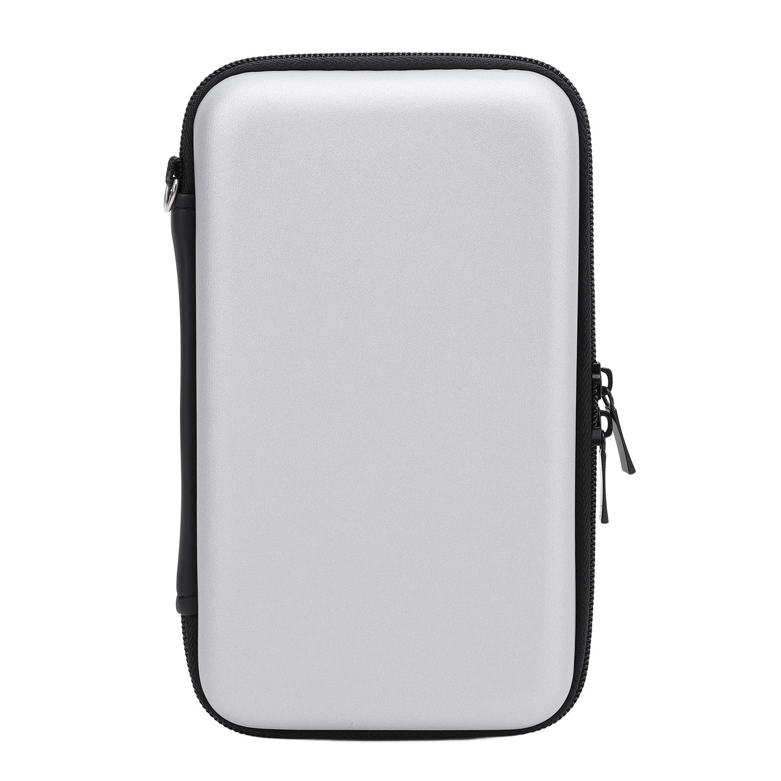 

Чехол для переноски для New 2DS XL 2DS LL для New 3DS 3DS с 8 слотами Защитный жесткий чехол для путешествий серебряный