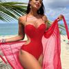 Women S Sexy Casual Tight One Piece Swimsuit For Swimming