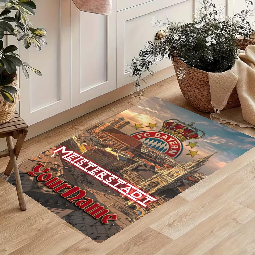 Bayern Munich Customize Your Name Kitchen Rug Runner Rug Laundry Mat Hallway Entryway The Best Gift Choice
