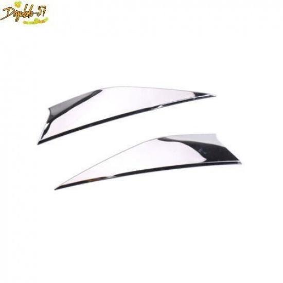 For Nissan Sentra Sylphy 2016-2024 2PCS Front Headlight Lamp Strip Trim Chrome
