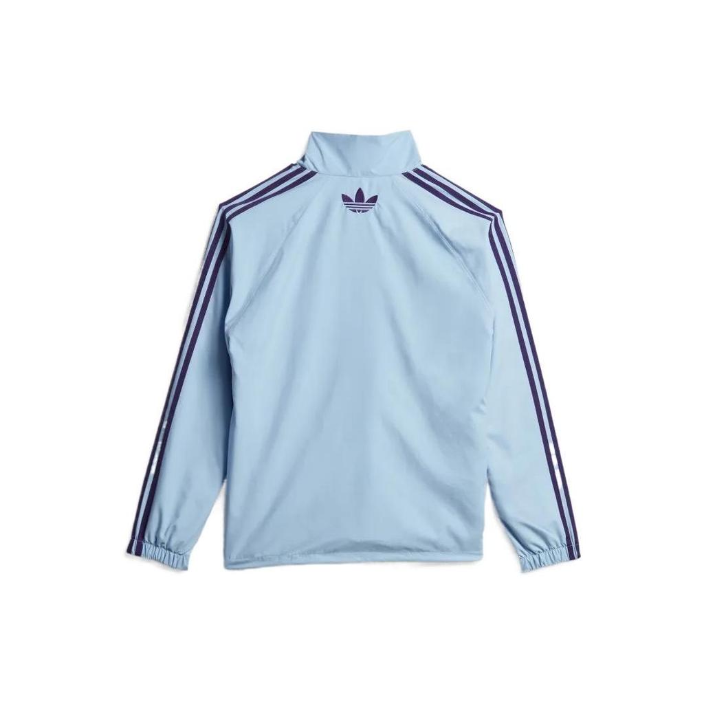 Adidas Originals Kerwin Frost Collab Space Dog Print Zip-up Athletic Jacket Men Outerwear Pink Blue H59928