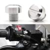 2PCS M8 M10*1.25 Motorcycle Mirror Hole Plug Screw Bolts For Yamaha Honda Kawasaki Suzuki BMW Aprilia Ducati Universal