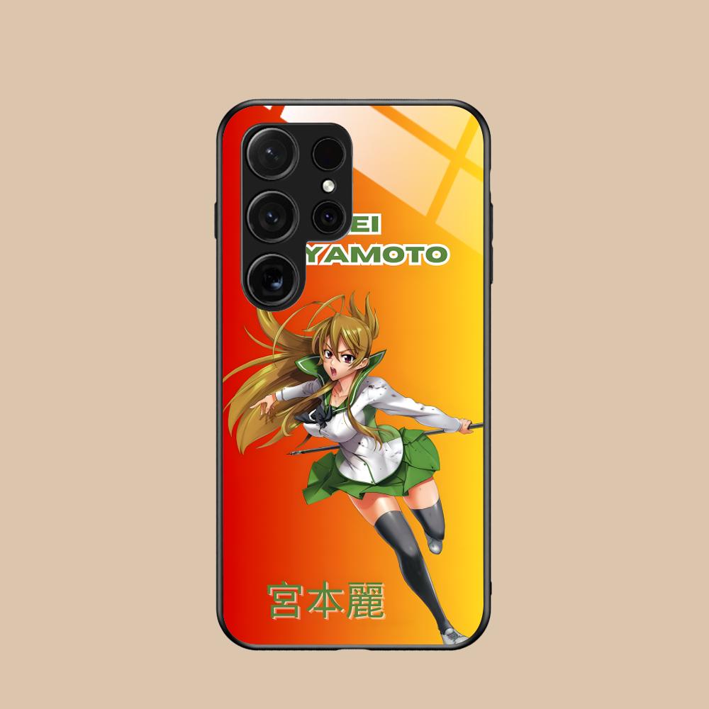 Highschool Rei Miyamoto Phone Case for Samsung Galaxy S26 S25 S24 S23 S22 S21 S20 Note20 Plus FE Ultra Glass Colorful Cover
