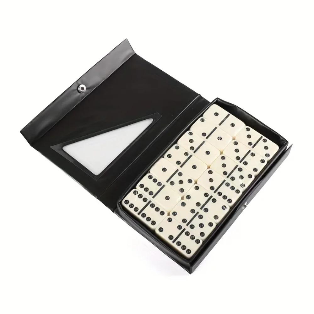 Set di Domino Doppio Sei da 28 Pezzi Intrattenimento Tempo Libero Viaggio Divertimento Gioco da Tavolo Giocattolo Domino Giocattolo Puzzle per Bambini Regalo