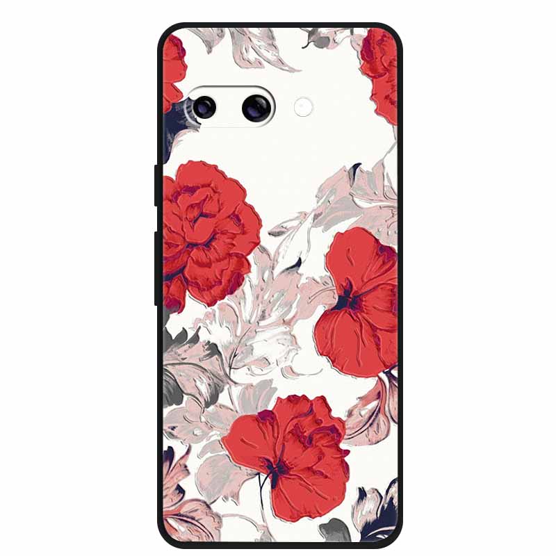 For Google Pixel 9A 5G Case 3D Relief Flower Emboss Soft Silicone various Flower Cartoon Cat Cover For Google Pixel 9a TPU Cases