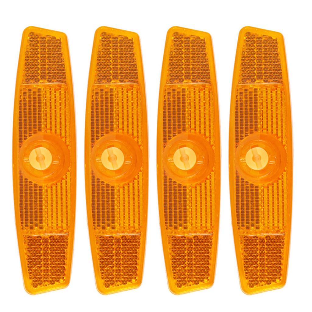 8Pcs Cyclings Reflectors Bikes Wheel Spokes Reflectors Waterproofs Bikes Front and Rear Reflectors for Cyclings Ridings