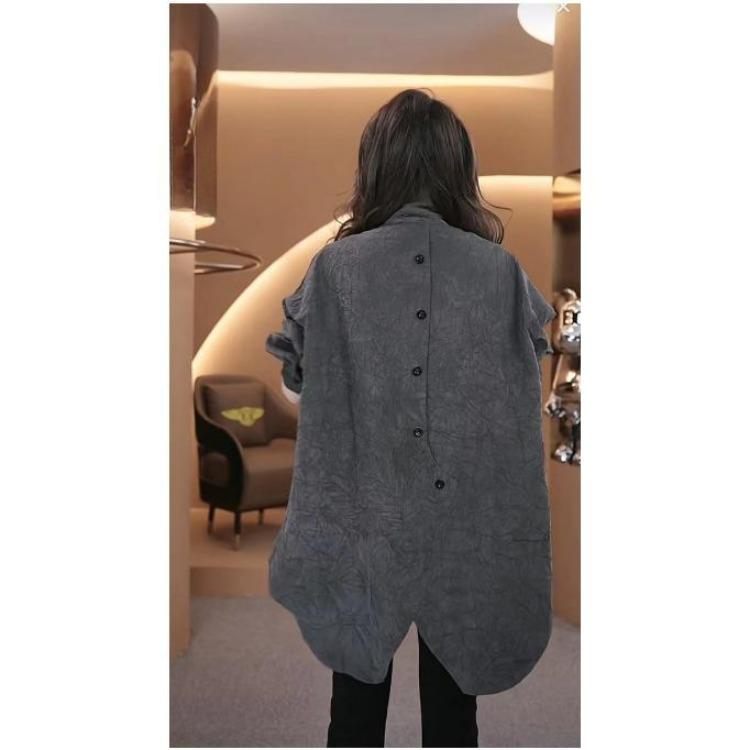 Chic Irregular Shirt for Women, Perfect for Casual & Fashionable Look In Autumnal Season