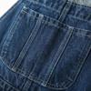 Plus Size Denim Overalls Men's Trend Korean Version of Loose Wide-leg Overalls One-piece Performance Suspenders