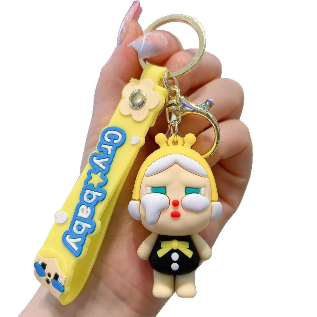 Tears Doll Cute Crying Baby Keychain Cartoon Car Keychain Bag Pendant Gift