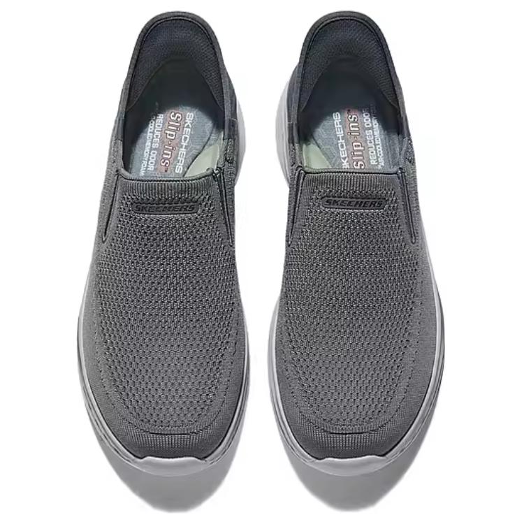 Skechers Street Series Comfortable Versatile Low-Top Casual Shoes Men Sneakers Gray 210887-GRY