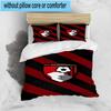 Set Biancheria da Letto Stampato con Stemma AFC Bournemouth 3 Pezzi Copripiumino Chiusura Include 1 Copripiumino e 2 Federe Set Biancheria da Letto Decorazioni per la Casa Regali