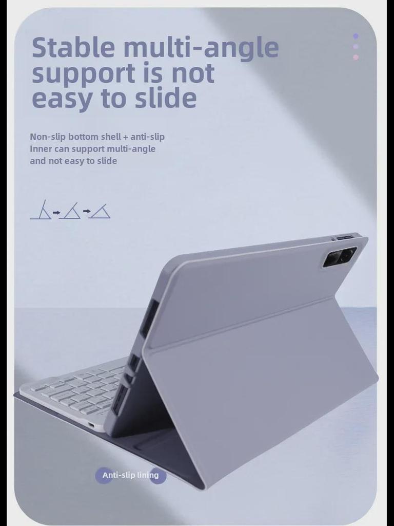 2023 Protective Bluetooth Keyboard Case for RedmiPad SE 10.6 - Compatible with Xiaomi 5/6