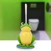 New Creative Cute Frog Toilet Brush Holder Resin Base Home Hotel Toilet Supplies Bathroom Cleaning Tools Decoration Statue