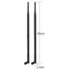 Dual Band RP SMA Antenna 9DBI 2.4GHz 5.8GHz WiFi Enhanced Signal for Router Repeater Home Office Stable Internet