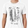 Saxophone T Shirt Blueprint Jazz 100 Premium Cotton Vintage Top For Everyday Wear Designer Clothes Breathable Graphic