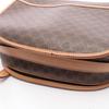 Used CELINE Macadam Shoulder Bag PVC Coated Canvas Leather Brown Used Women