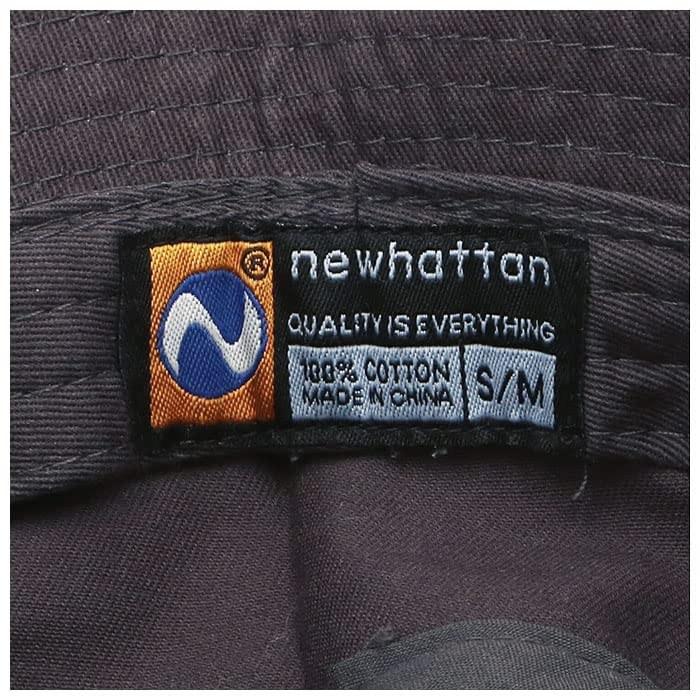 [Newhattan] Stone Wash Bucket Hat 1500 Gold L/XL (60cm-61cm)