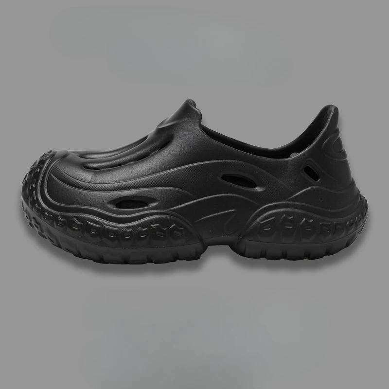 Fashion Hole Shoes Male Shoe with Platform Height Beach Luxury H Adult Number 41 Barefoot Buy New Arrival 2025 Styles Color Men's Sandal