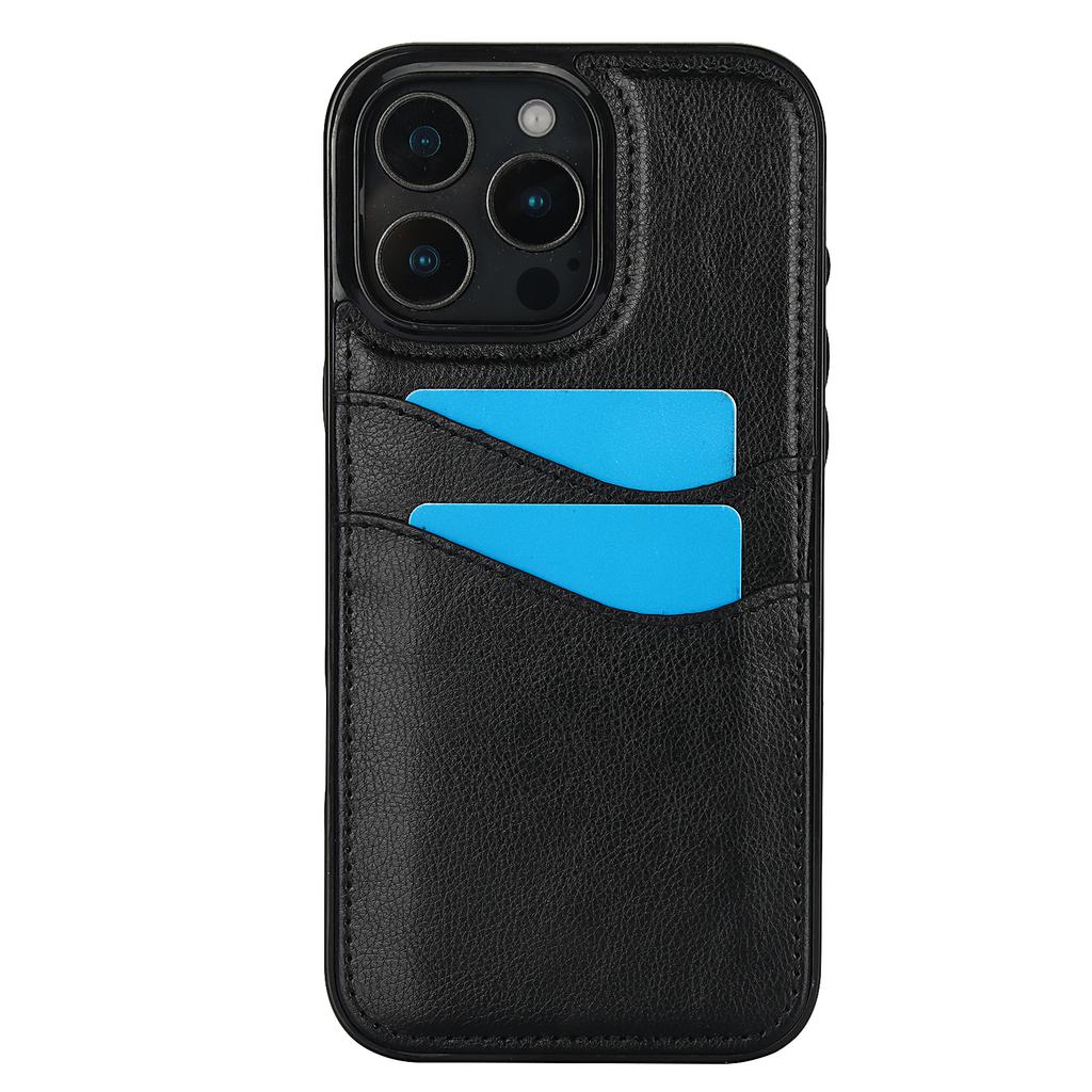 Luxury High-end Leather Case for iPhone 16 Pro Max 16E 15 Plus 14 Pro 13 12 11 XS XR X 7 8 Card Slot Holder Mobile Phone Cover
