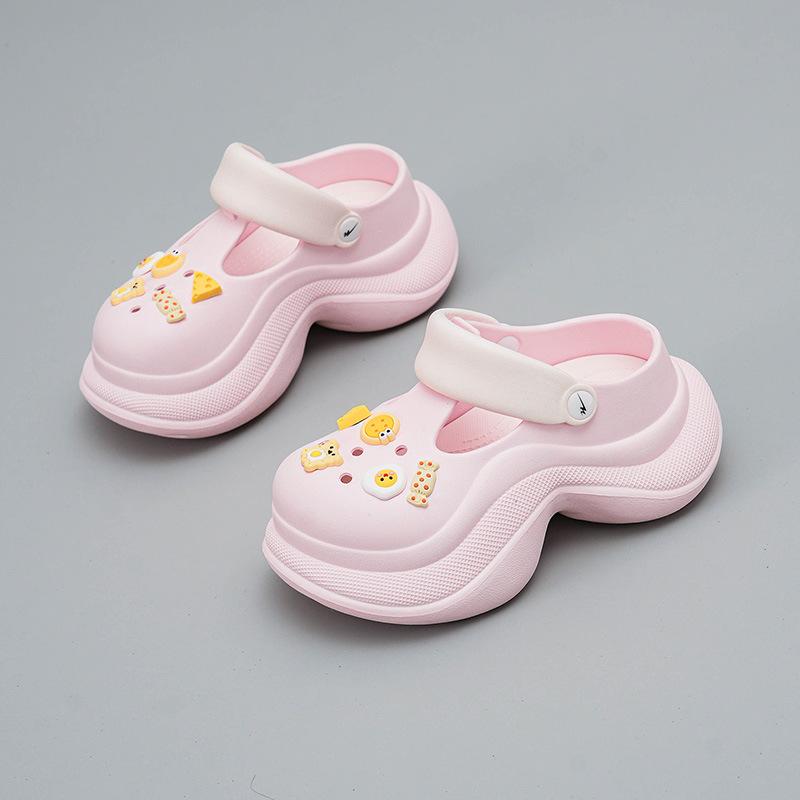 CH Butter Bread New Summer Hole Shoes Thick Sole Soft Sole Heightening Slippers