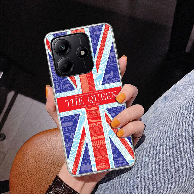 

Union Jack England UK Flag Phone Case For Xiaomi Redmi Note 15 14 13 12S 12 11 Pro Plus 14S 11S 11E 10 10S 11T 5G Personalized C Note 13 Pro Plus
