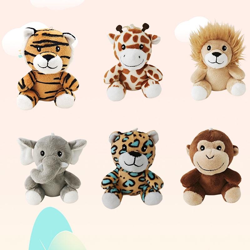 Jungle Animal Lion Tiger Giraffe Stuffed Toy Wholesale Stock