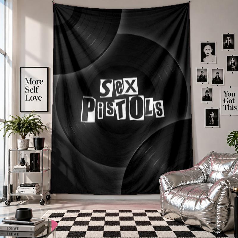 Sex Pistols Wall Tapestry Home Decor Wall Hanging Cloth for Bedroom Living Room Background