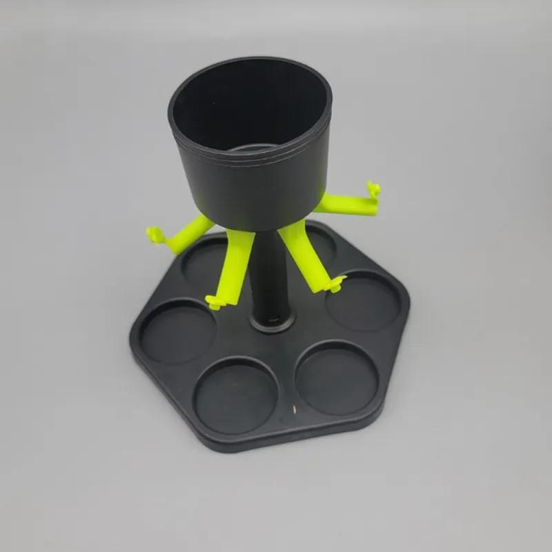 Hexagonal Wine Separation Device Wine Pouring Dispenser Wine Glass Tray Set Household Commercial Hotel Supplies YLE41