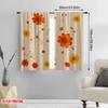 2pcs,2D plane printing Creative Curtains Autumn Blossom Dance Polyester Woven (without rod) Room Decor Ldeal for Bedroom, Living