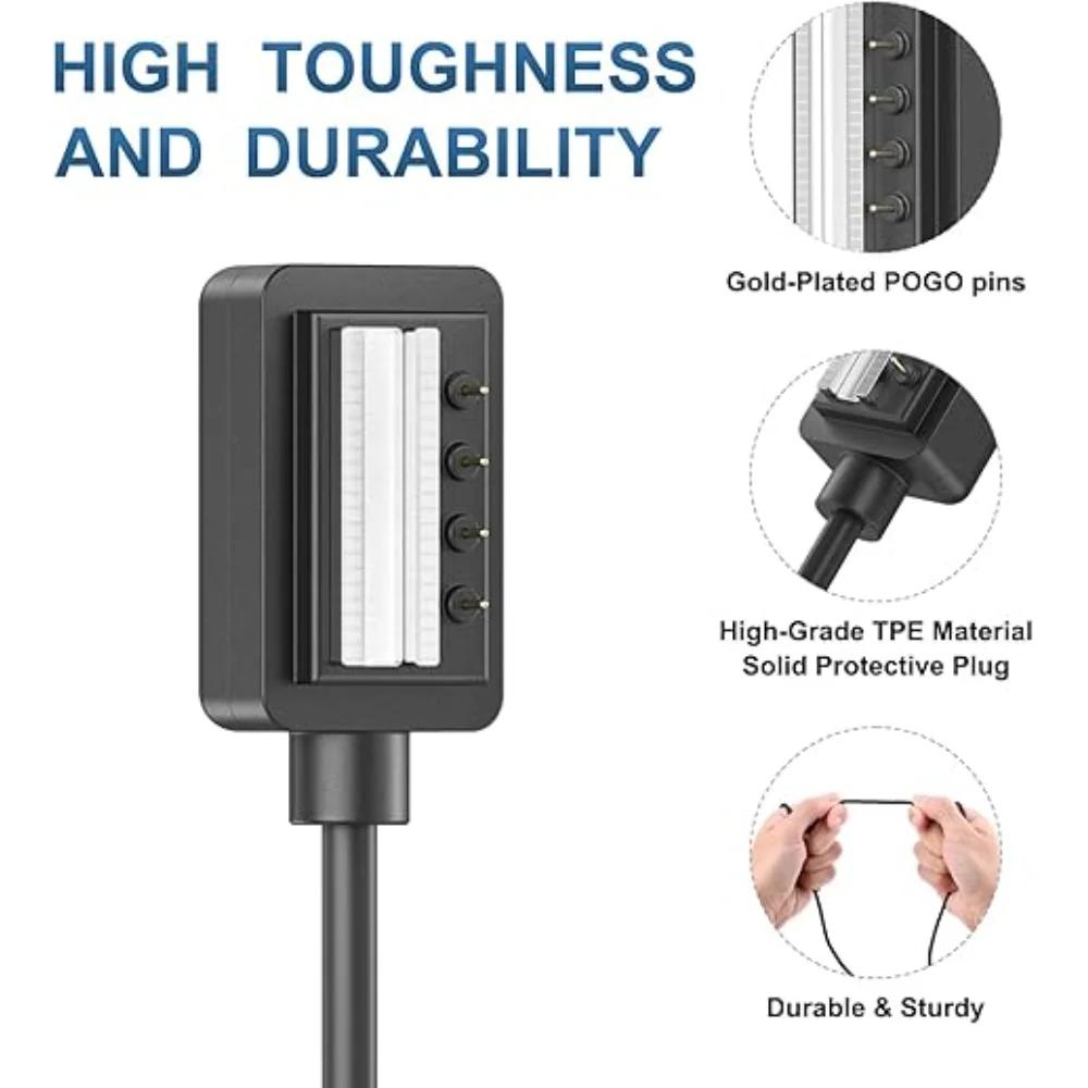 For Suunto 9/Spartan Sport Wrist HR/Spartan Ultra/D6 Charger USB Charger Smart Watch Charging Cable  Replacement Charge
