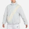 Nike Womens Oversized Swoosh Logo Jacket (Asia Sizing) Photon Dust Women Streetwear DO3792-025