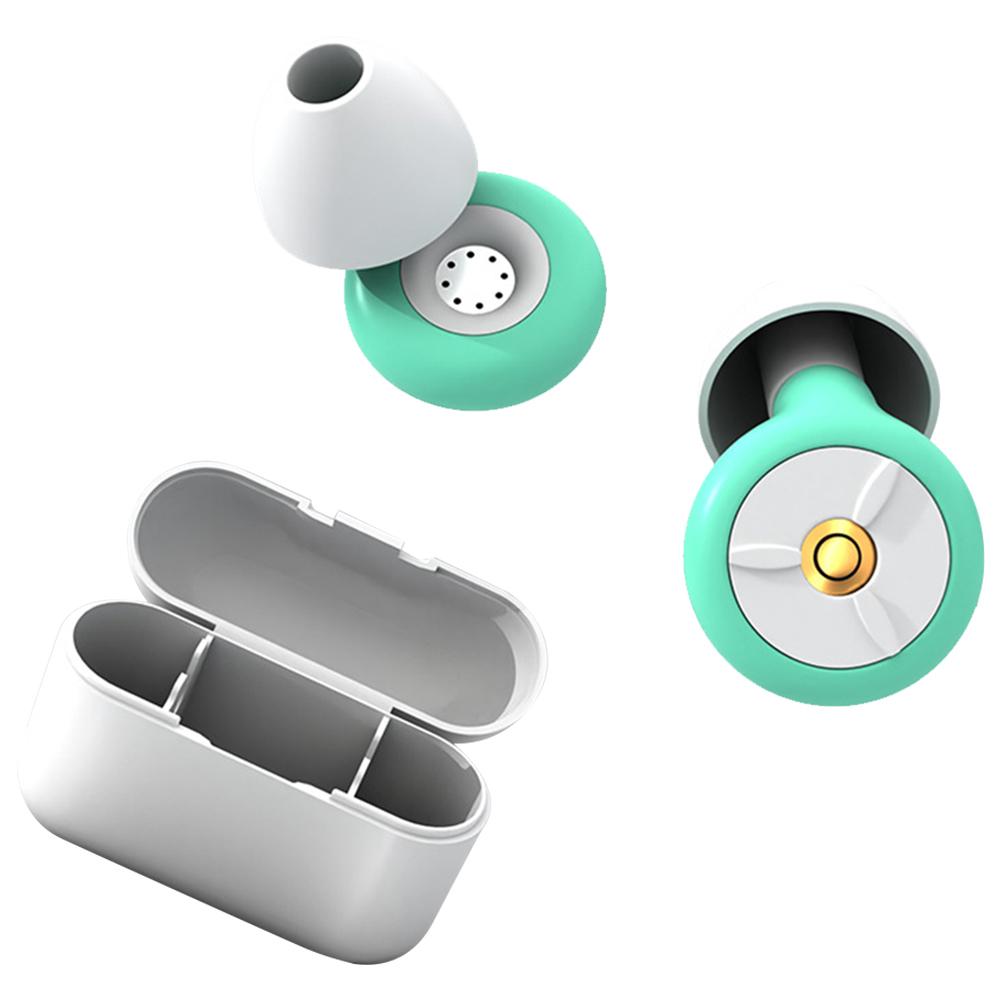 Silicone Soft Diving Ear Plugs Waterproof Sound Insulation Earplugs Washable with Earplug Caps & Case for Swimming Showering