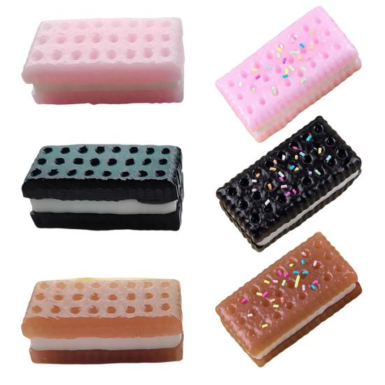 Long Biscuit Stress Relief Toy Simulation Strawberry Chocolate Sandwich Biscuit Squeeze Toy Decompression Food Sensory Toy Workers Relaxation Gift