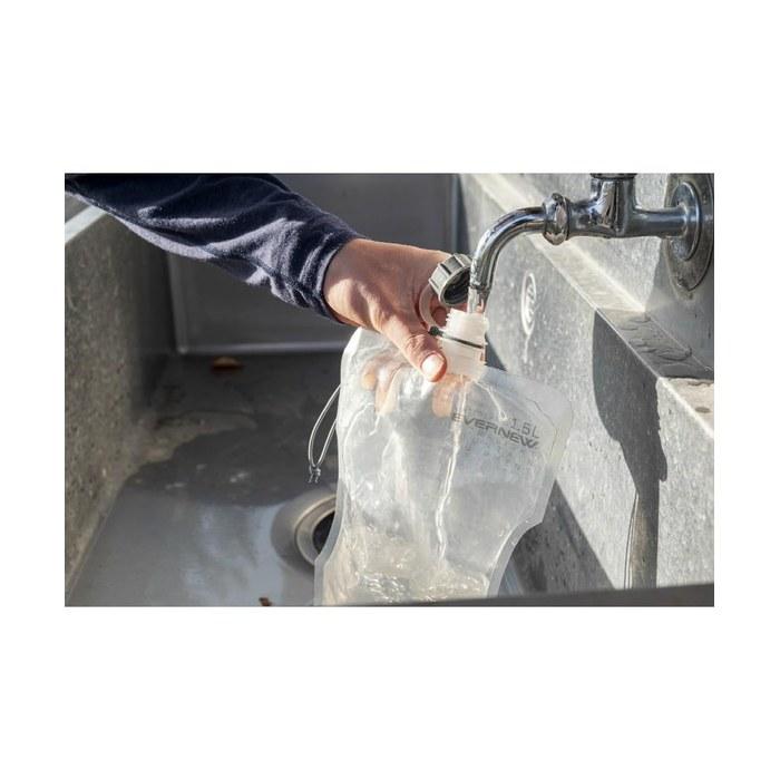 [Evernew] Bidon na wodę 900 ml Szary EBY667 Przezroczysty 900 ml