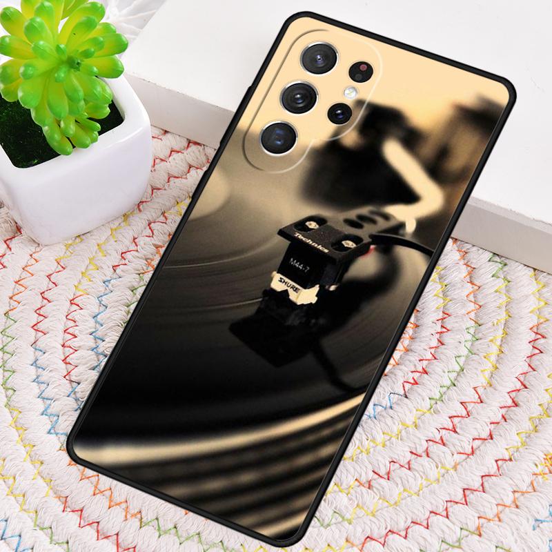 Vinyl DJ Record Art TPU Phone Case For Samsung Galaxy note 10 pro S26 S25 S24 S23 S22 Ultra Plus S21 FE S20 Shockproof Cover