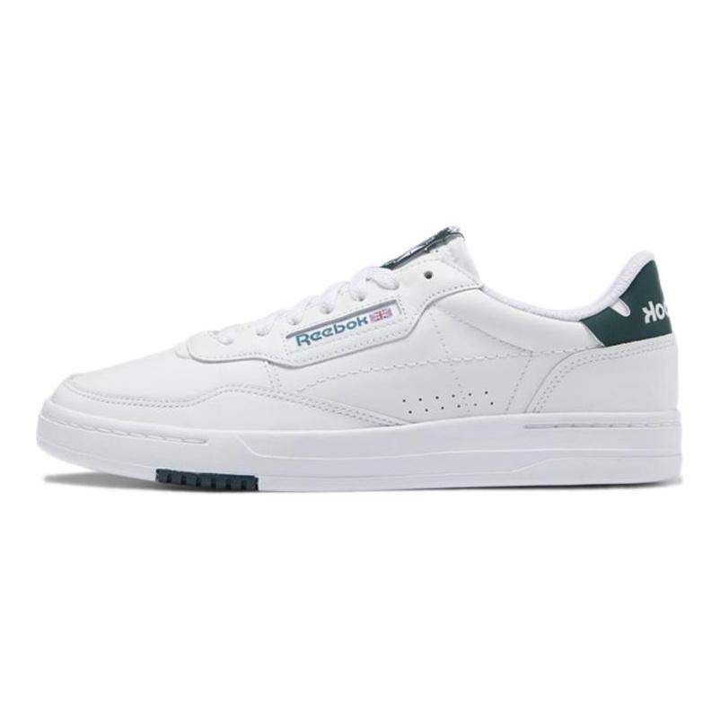 Reebok Court Peak Leather Comfortable Low top Skateboard Shoes Unisex White GW7558