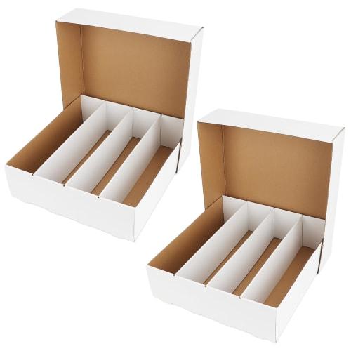 HIMOMO Storage Box for Trading Cards, Trading Card Case, Storage Box, Holds a Total of Approximately 6,240 Cards, Set of 2