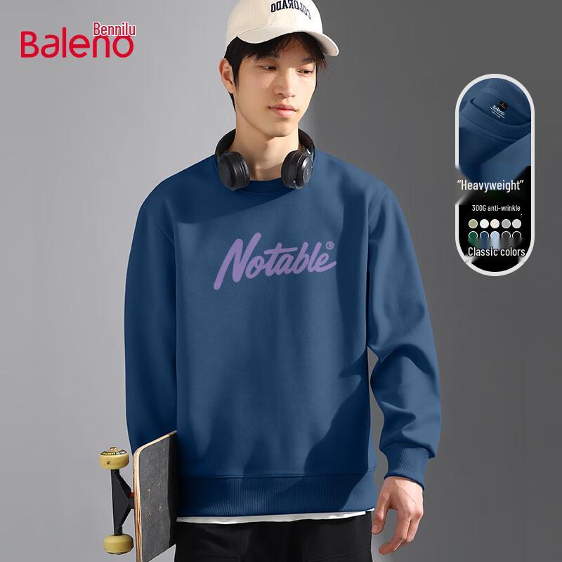 

Baleno Men s Autumn Loose Fit Round Neck Sweatshirt 4XL