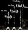 Luxury H65 /85/105cm 5lights Metal Candle Holders Tall Floor Candle Lantern Christmas Decorations For Home Decoration