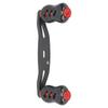 Carbon Fiber Fishing Reel Handle Baitcasting Trolling Rocker Left Right Crank Accessory 85mm Red