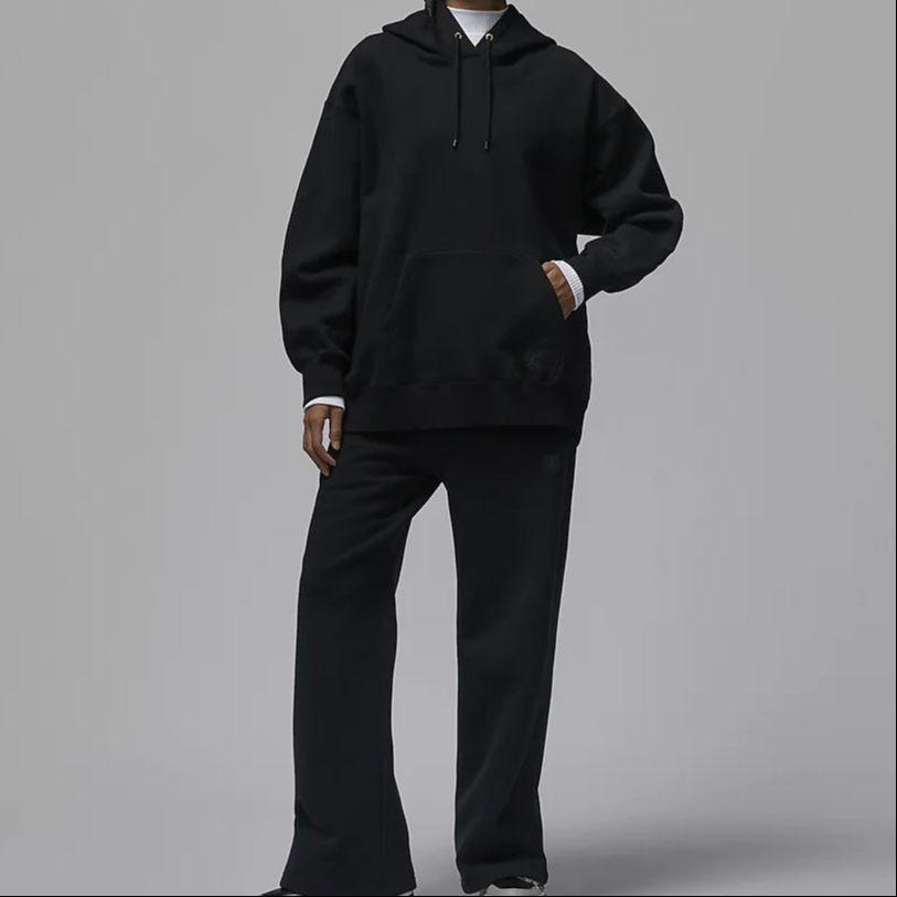 Jordan Flight Fleece-Lined Knit Joggers Women Bottoms Black FD7225-010