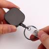 Stylish High Strength Carabiner Keychain Heavy Duty Retractable Badge Holder With Steel Cable Suitable For Outdoor Use